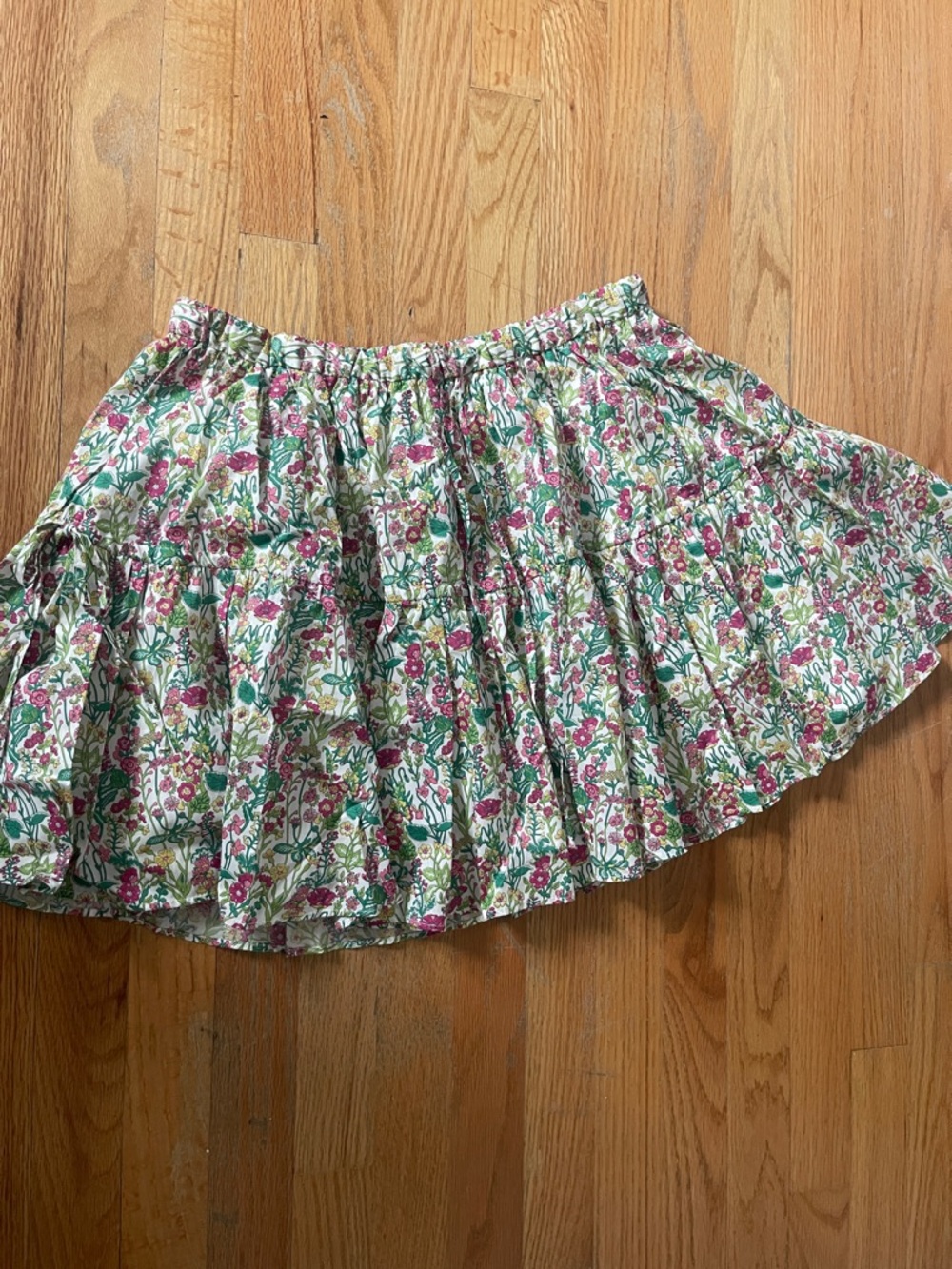 J. Crew Liberty print Tiered Skirt